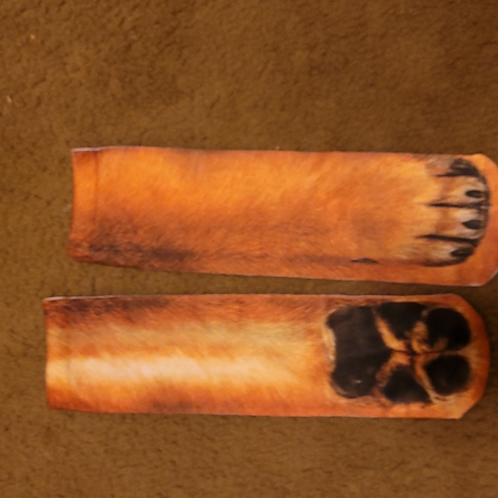 Rottweiler paw print socks